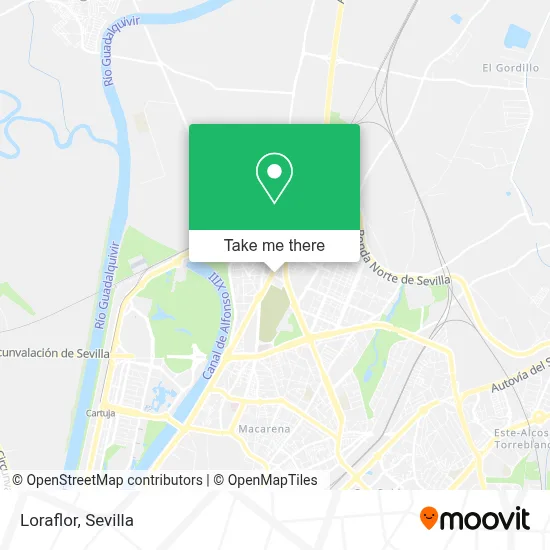 Loraflor map