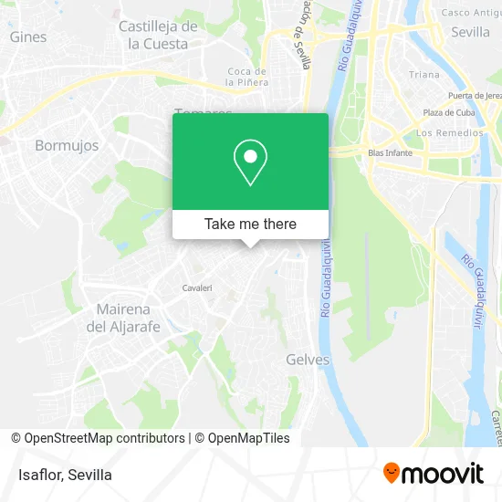 Isaflor map