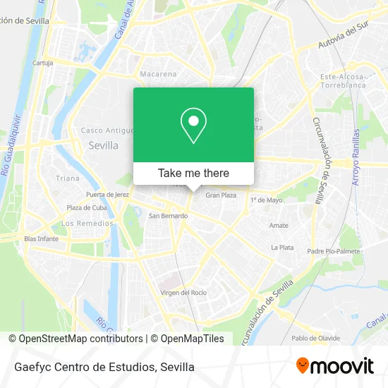 Gaefyc Centro de Estudios map