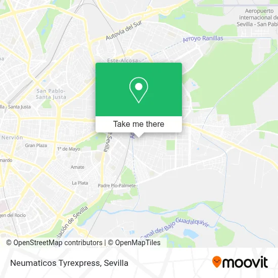 Neumaticos Tyrexpress map
