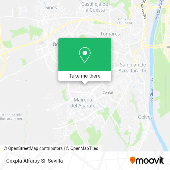 Cexpla Alfaray Sl map