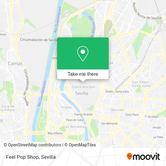 Feel Pop Shop map