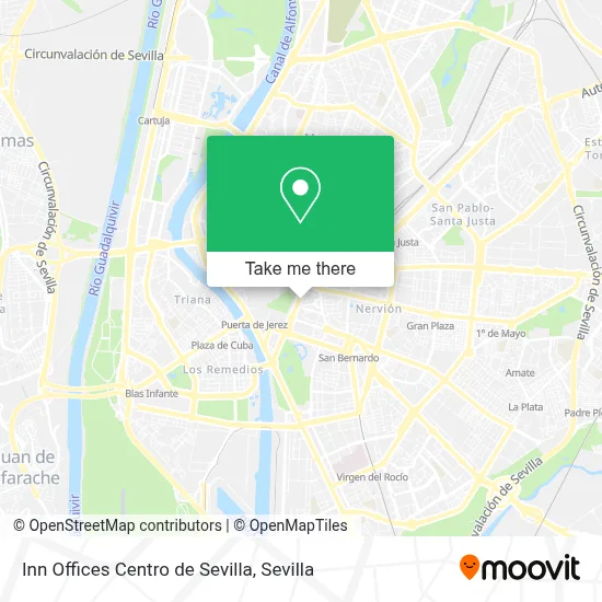 Inn Offices Centro de Sevilla map