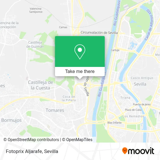 Fotoprix Aljarafe map