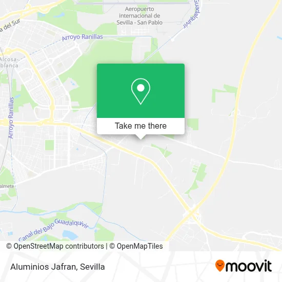 Aluminios Jafran map