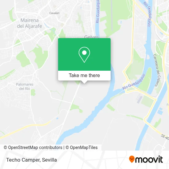 Techo Camper map