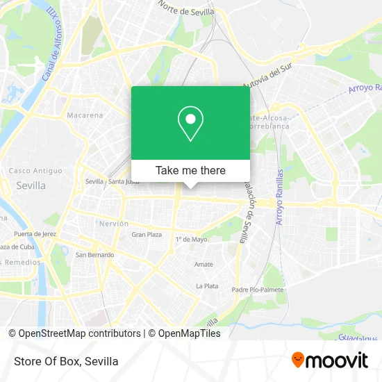 Store Of Box map
