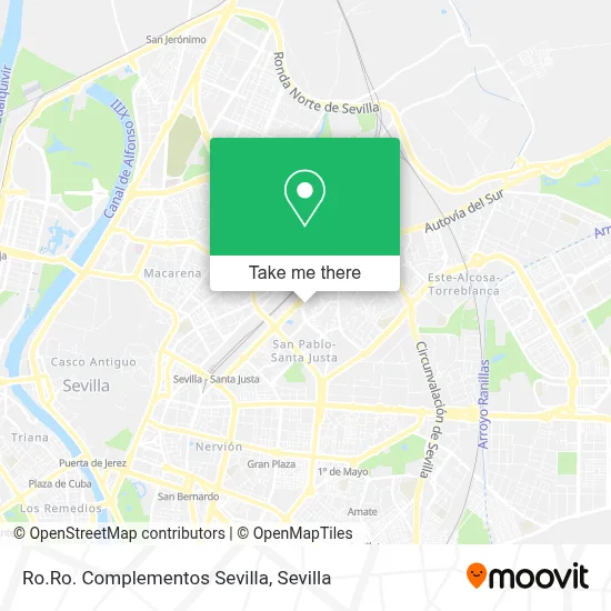 Ro.Ro. Complementos Sevilla map