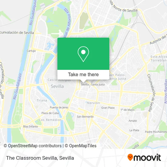 The Classroom Sevilla map