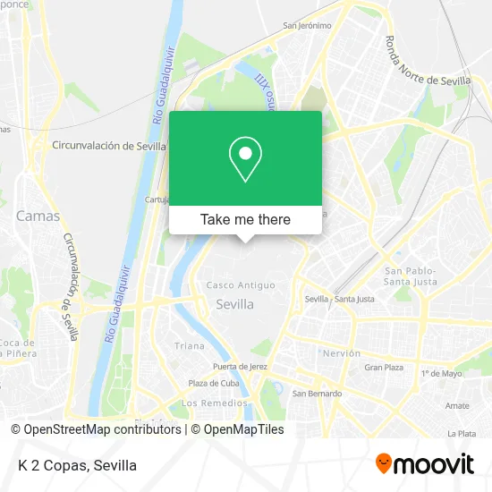 K 2 Copas map