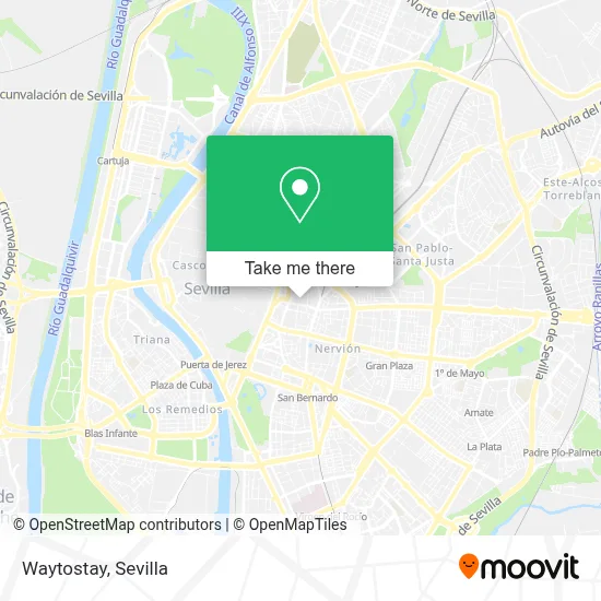Waytostay map