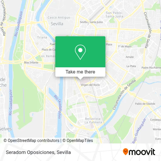 Seradom Oposiciones map