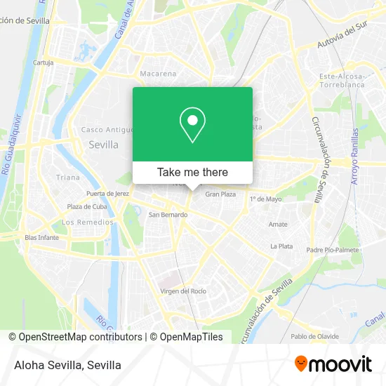 Aloha Sevilla map