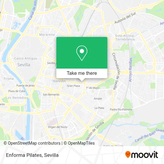 Enforma Pilates map