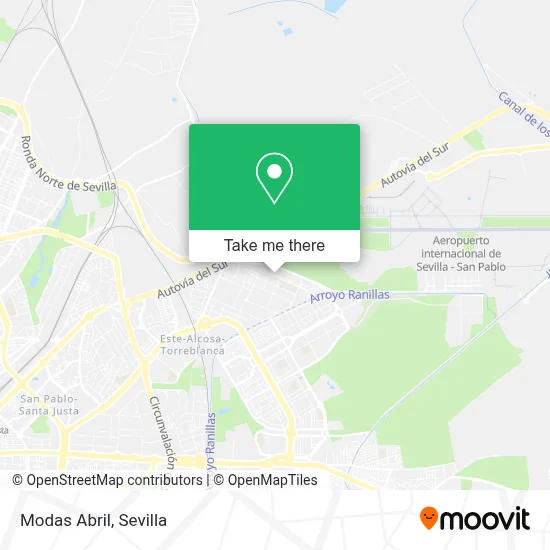 Modas Abril map