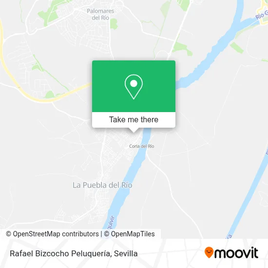 Rafael Bizcocho Peluquería map