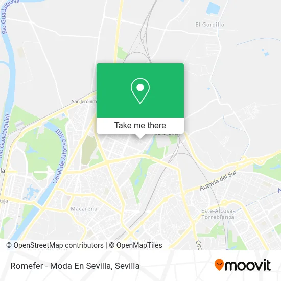 Romefer - Moda En Sevilla map