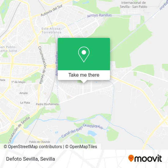 Defoto Sevilla map