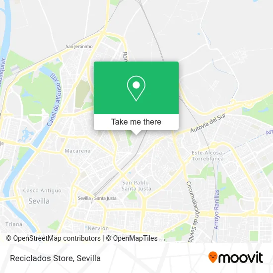 Reciclados Store map