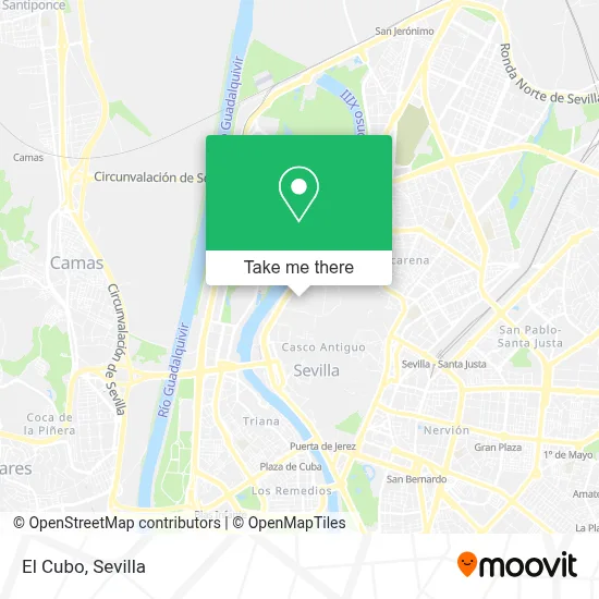 El Cubo map