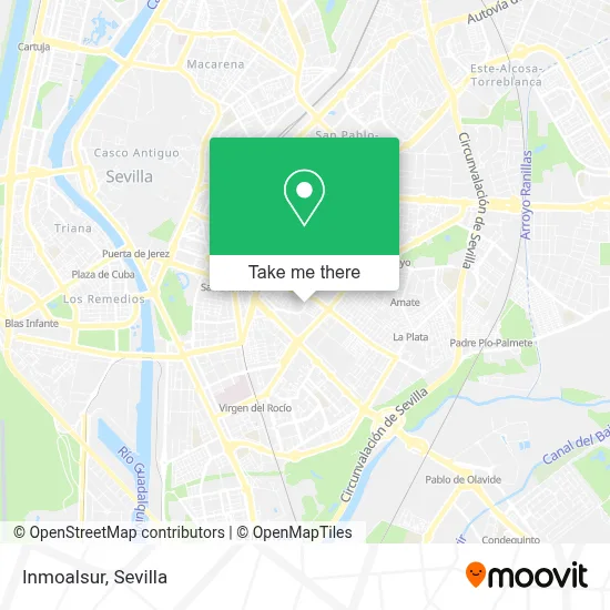 Inmoalsur map
