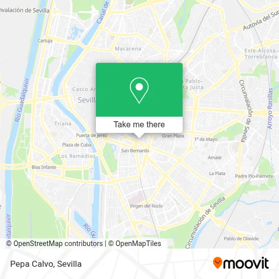 Pepa Calvo map