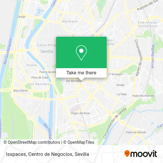 Isspaces, Centro de Negocios map