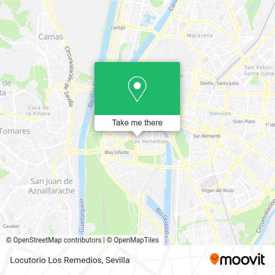Locutorio Los Remedios map