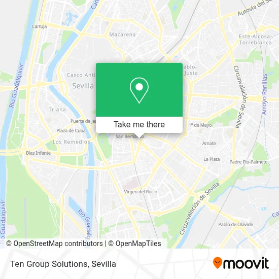 Ten Group Solutions map