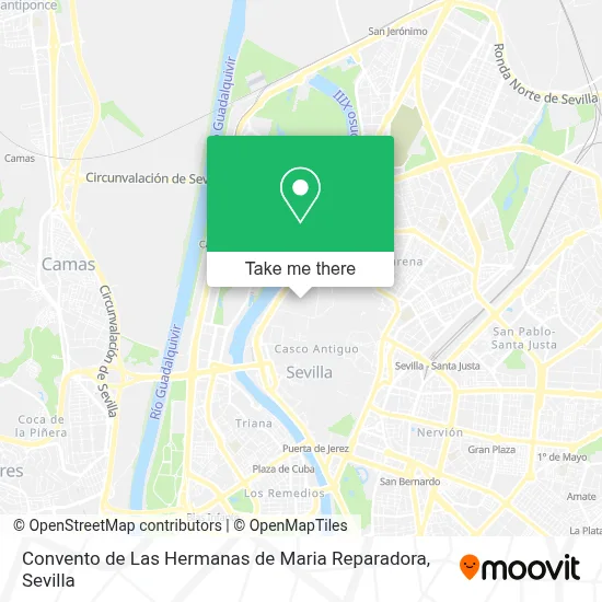 Convento de Las Hermanas de Maria Reparadora map