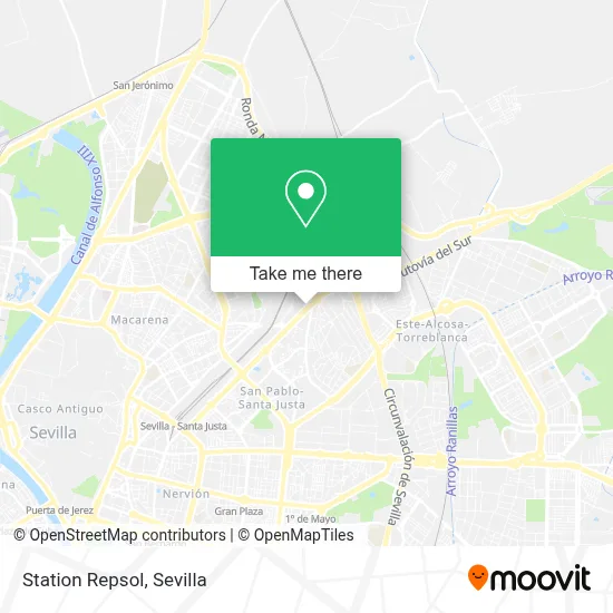 Station Repsol map
