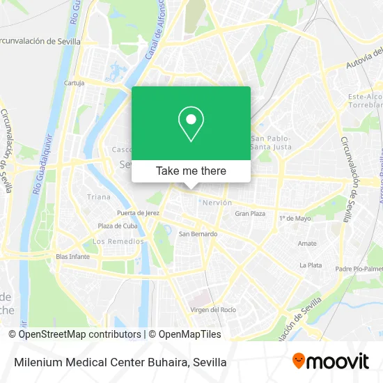 Milenium Medical Center Buhaira map