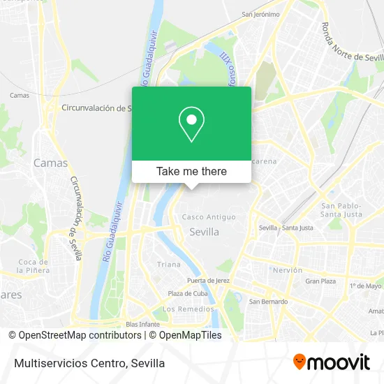 Multiservicios Centro map