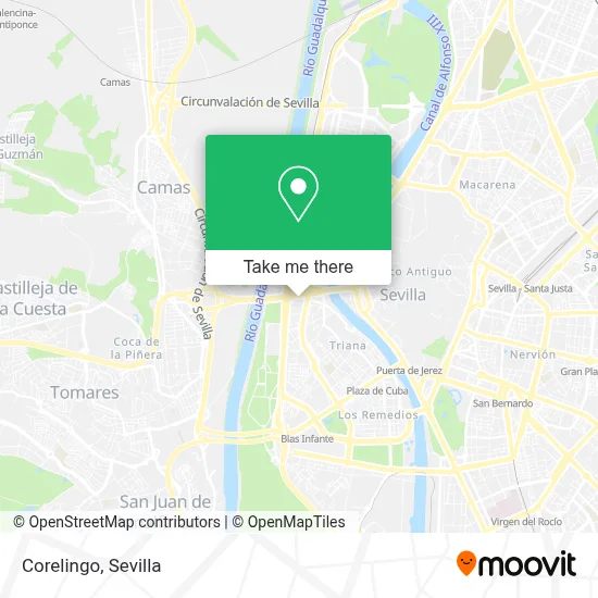 Corelingo map