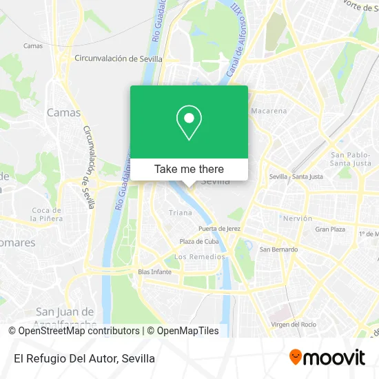 El Refugio Del Autor map