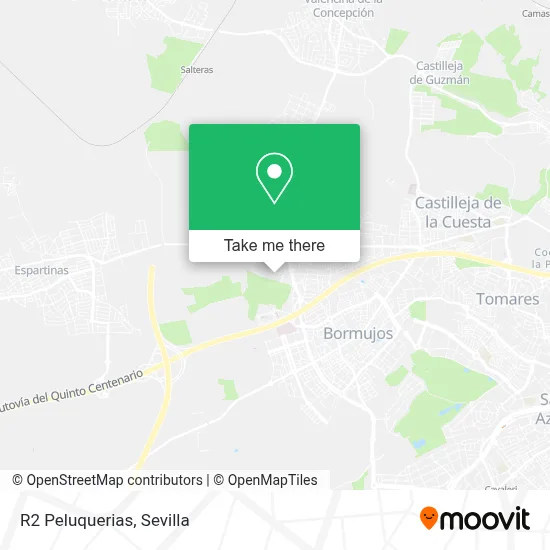 R2 Peluquerias map