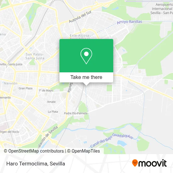 Haro Termoclima map