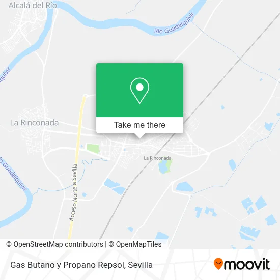 Gas Butano y Propano Repsol map