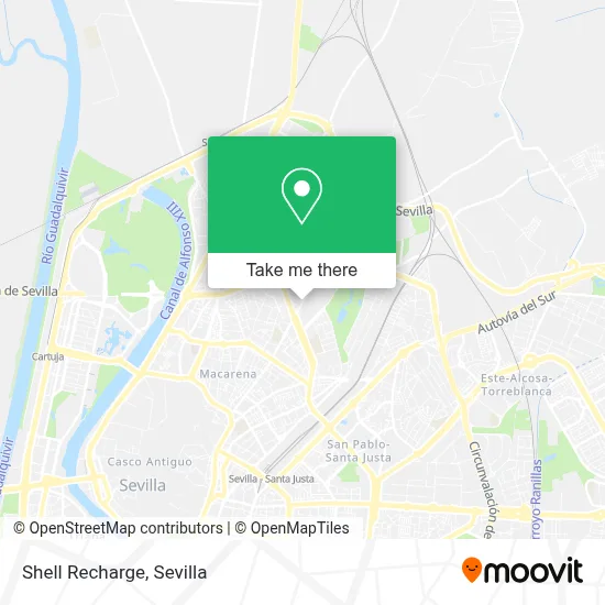 Shell Recharge map