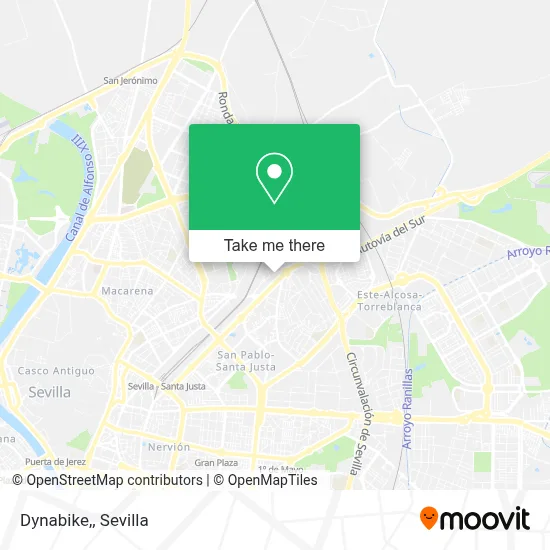 Dynabike, map