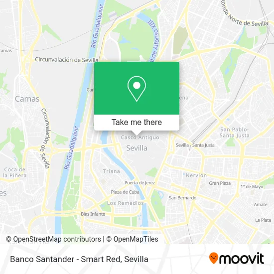 Banco Santander - Smart Red map