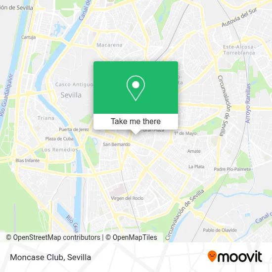 Moncase Club map