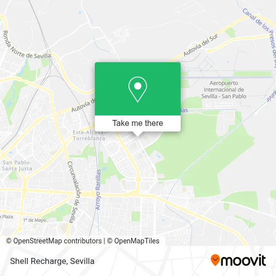 Shell Recharge map