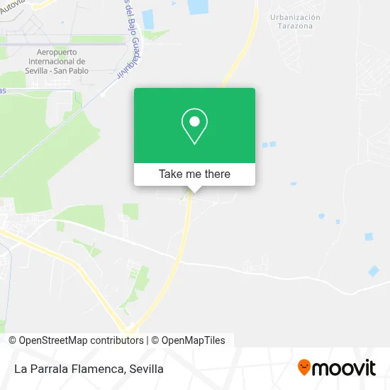 La Parrala Flamenca map