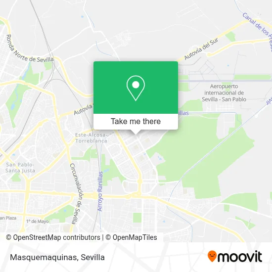 Masquemaquinas map