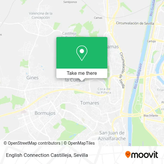 English Connection Castilleja map