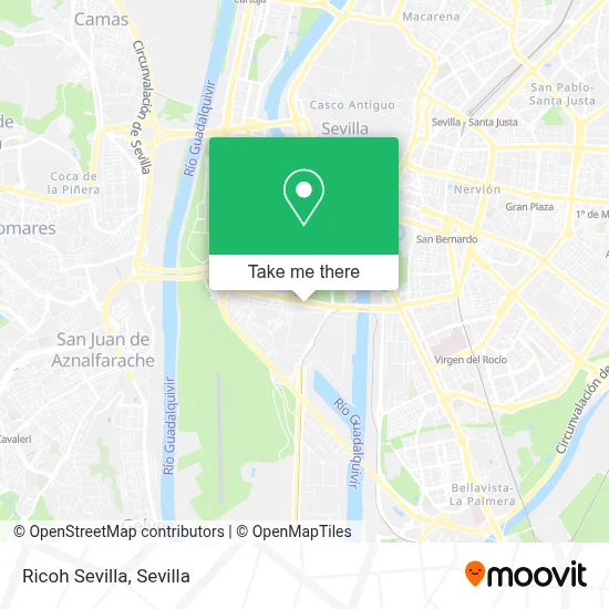 Ricoh Sevilla map