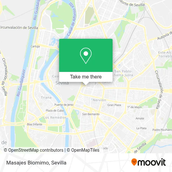 Masajes Biomimo map