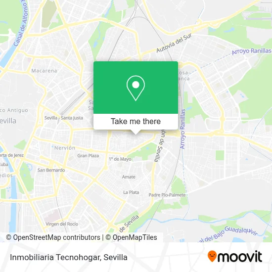 Inmobiliaria Tecnohogar map