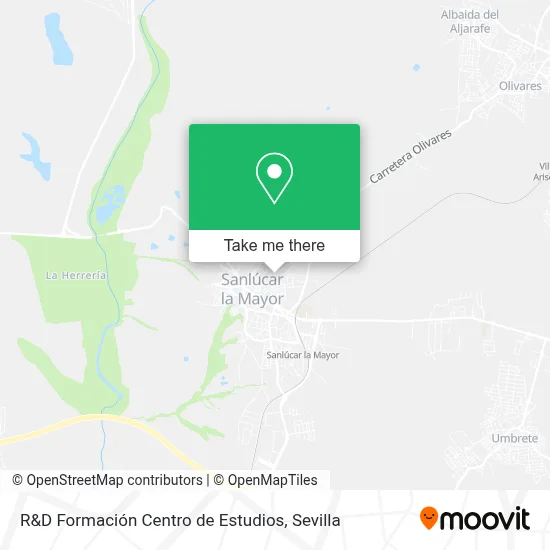 R&D Formación Centro de Estudios map